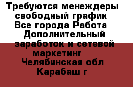 Требуются менеждеры, свободный график - Все города Работа » Дополнительный заработок и сетевой маркетинг   . Челябинская обл.,Карабаш г.